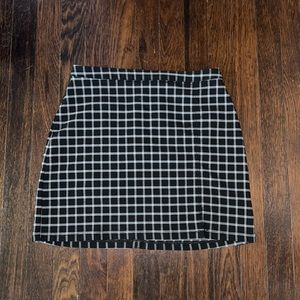 new | hollister | ultra high rise - plaid mini skirt